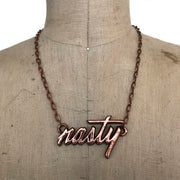 Nasty, Auto Emblem Necklace. (Dodge Dynasty)