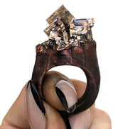 Bismuth Crystal Ring