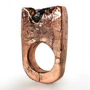 Meteorite Crater Ring, Bright Copper