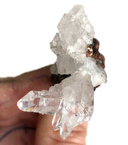 Clear Quartz Crystal Cluster Ring