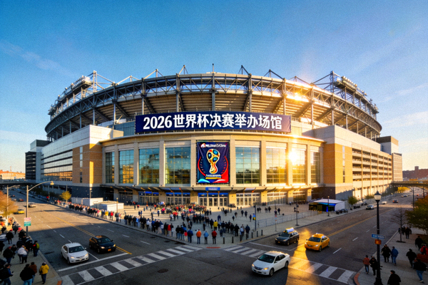 纽约大都会人寿体育场外部全景 - 2026世界杯决赛举办场馆